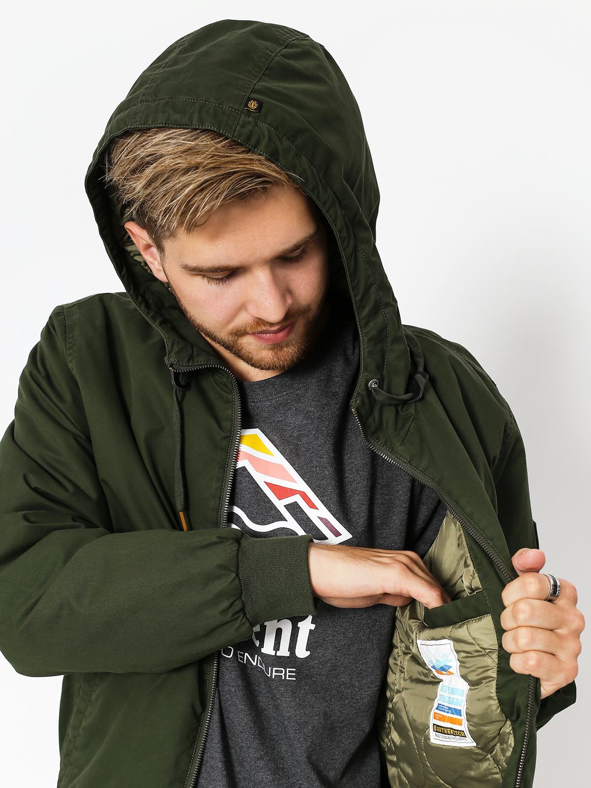 Kurtka Element Dulcey Wash (olive drab)