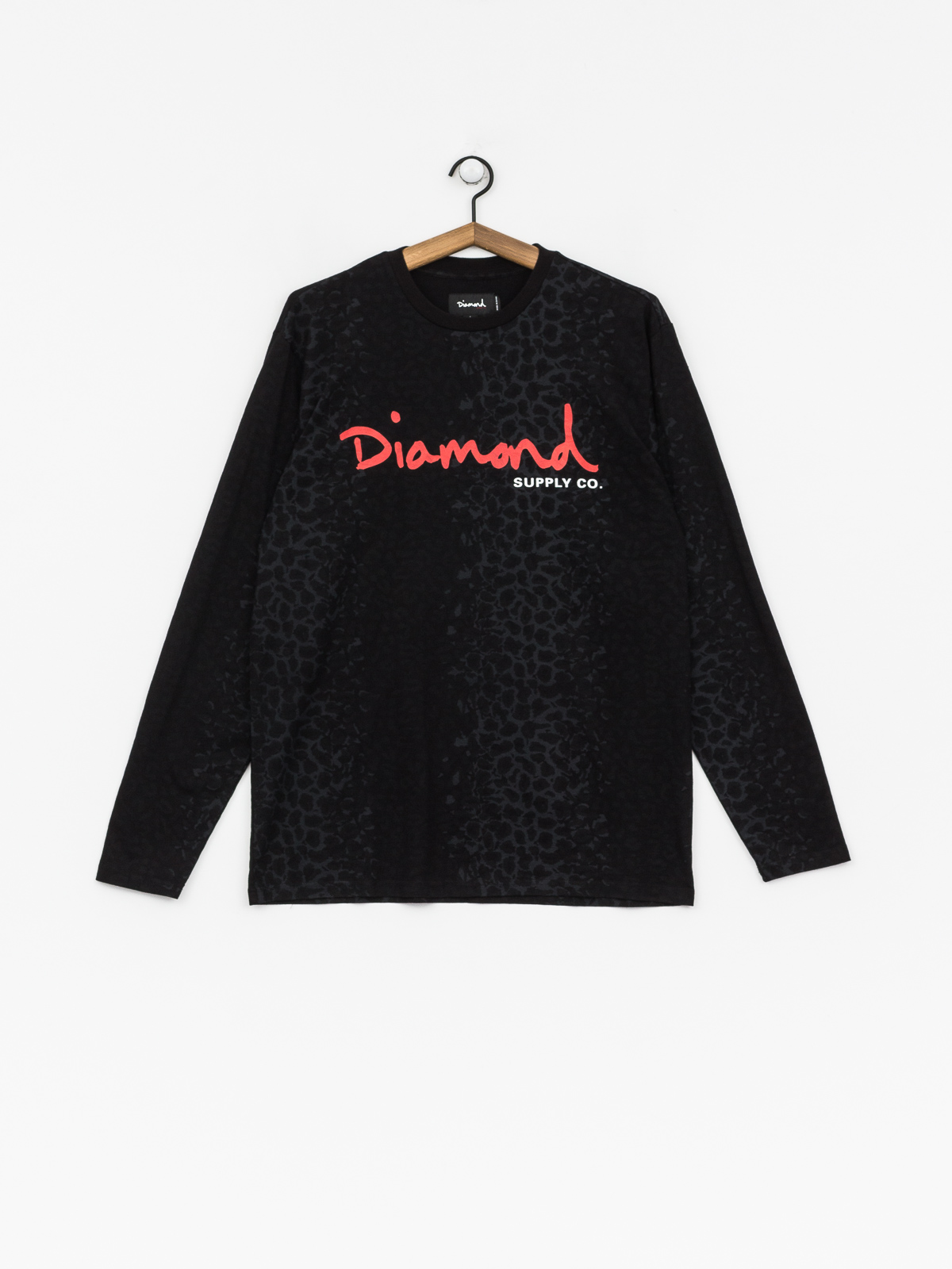 Longsleeve Diamond Supply Co. Cheetah Canvas Ls (black)