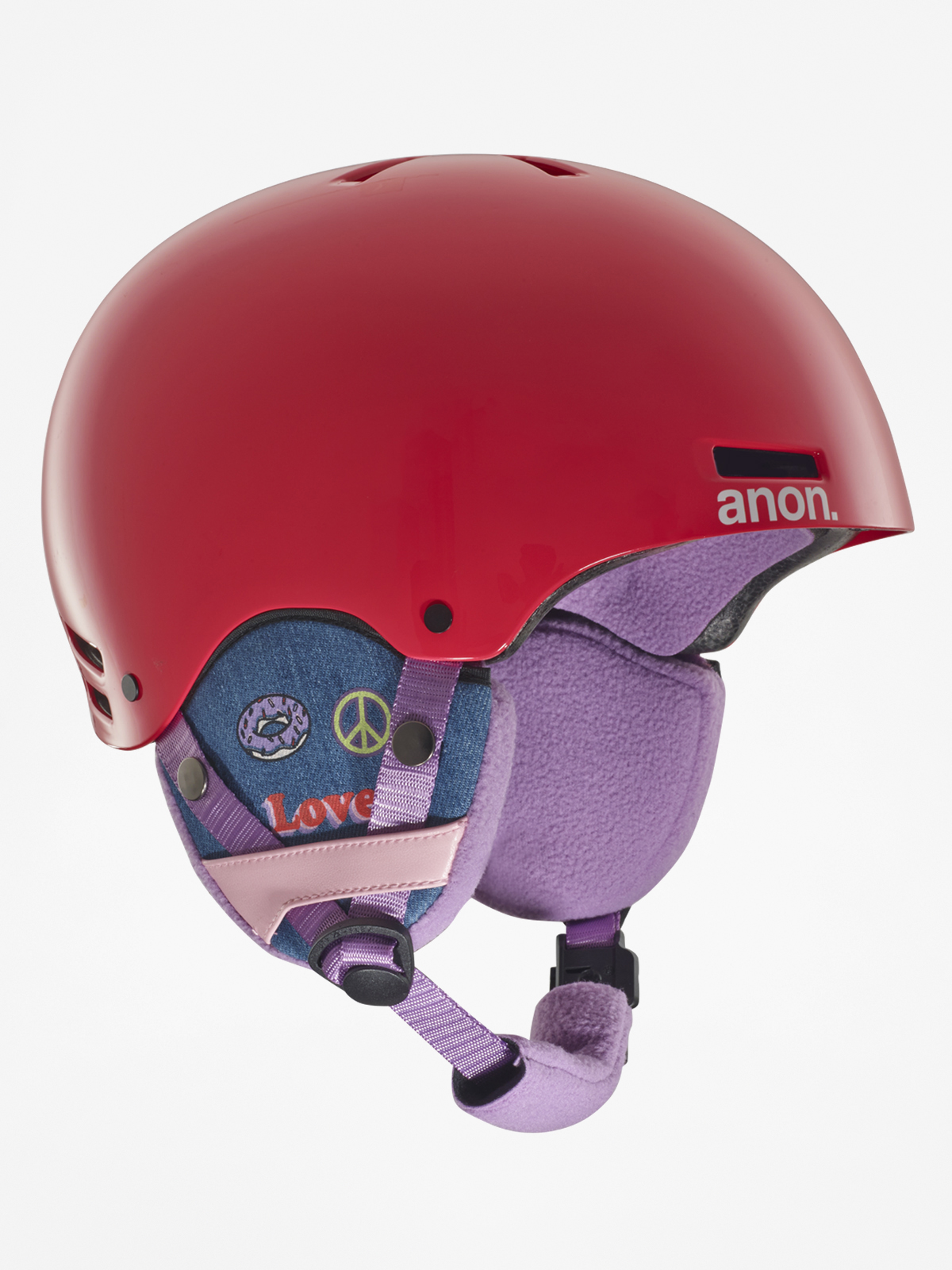 Dziecięcy kask Anon Rime (girl power red)