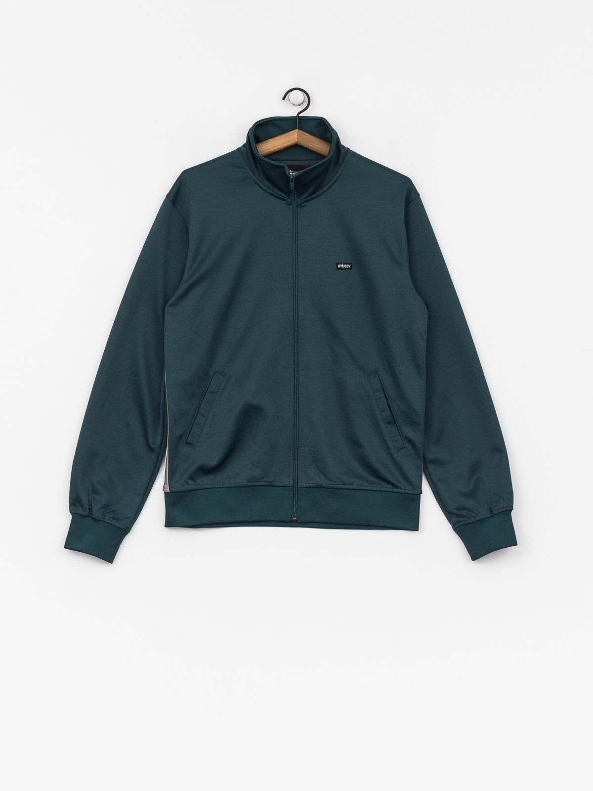 Bluza Stussy Textured Rib Track (dark teal)