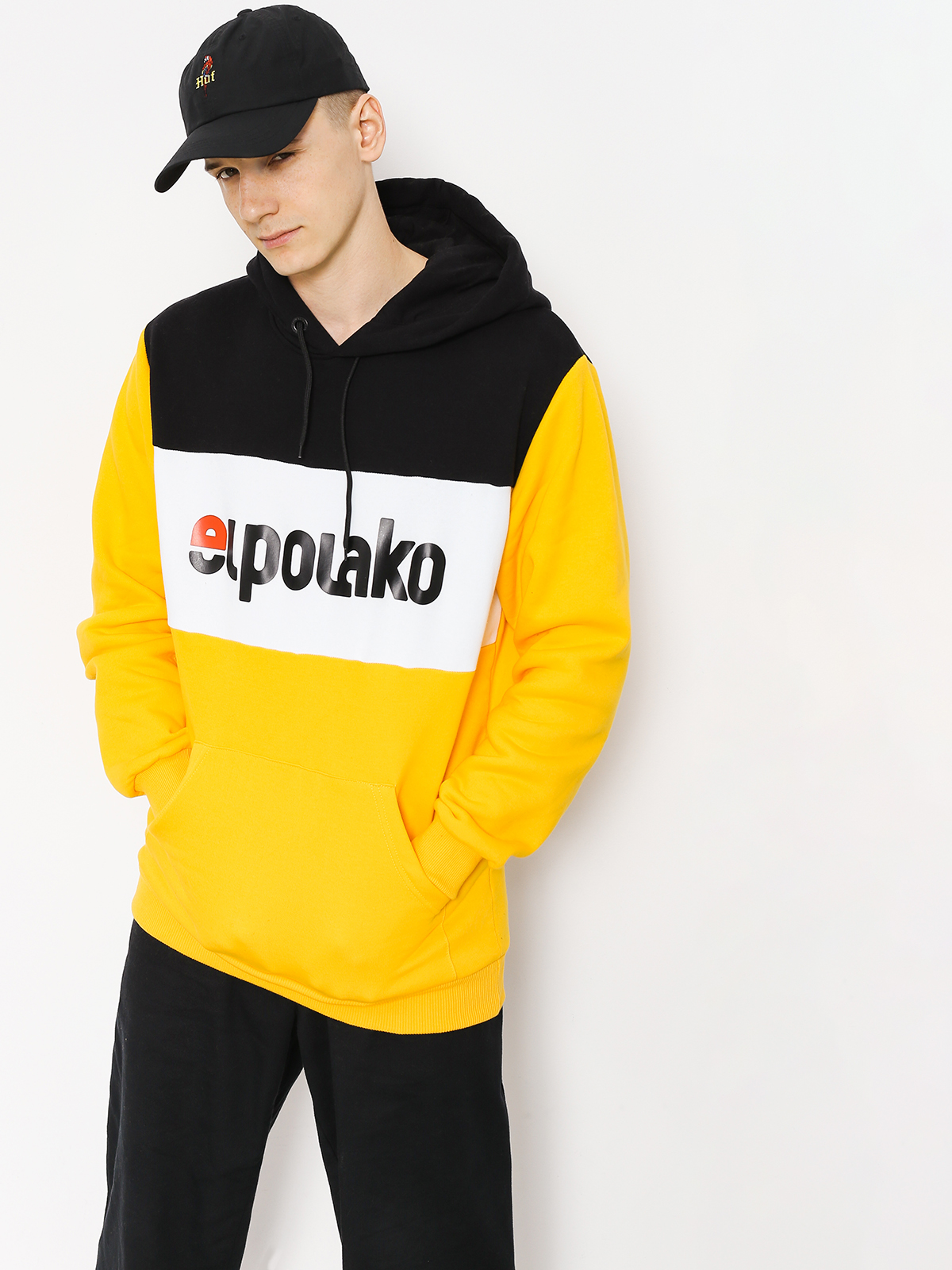 Bluza z kapturem El Polako Elpo New HD (yellow)