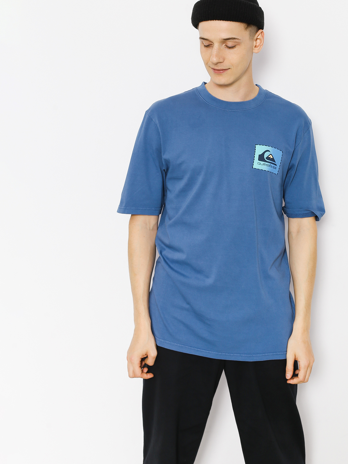 T-shirt Quiksilver Original Clapatc (bijou blue)