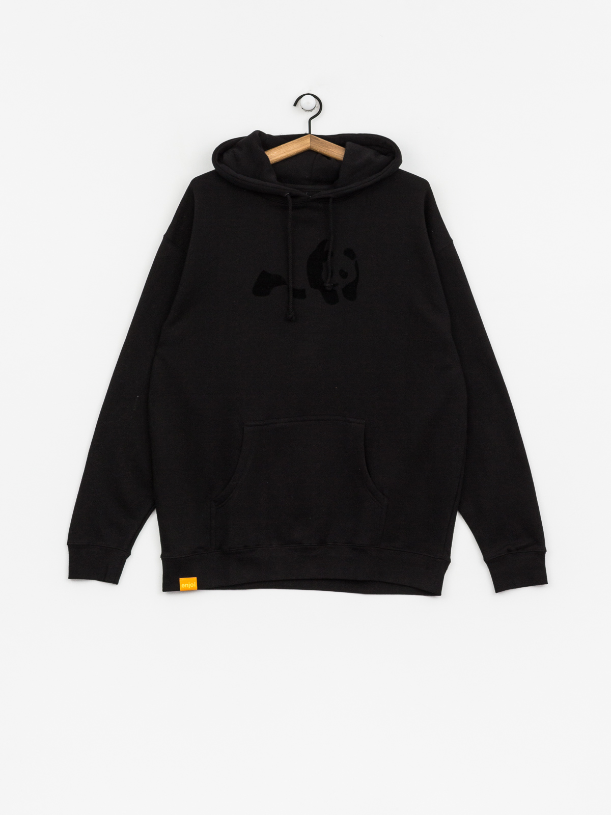 Bluza z kapturem Enjoi Panda Flocking HD (black)