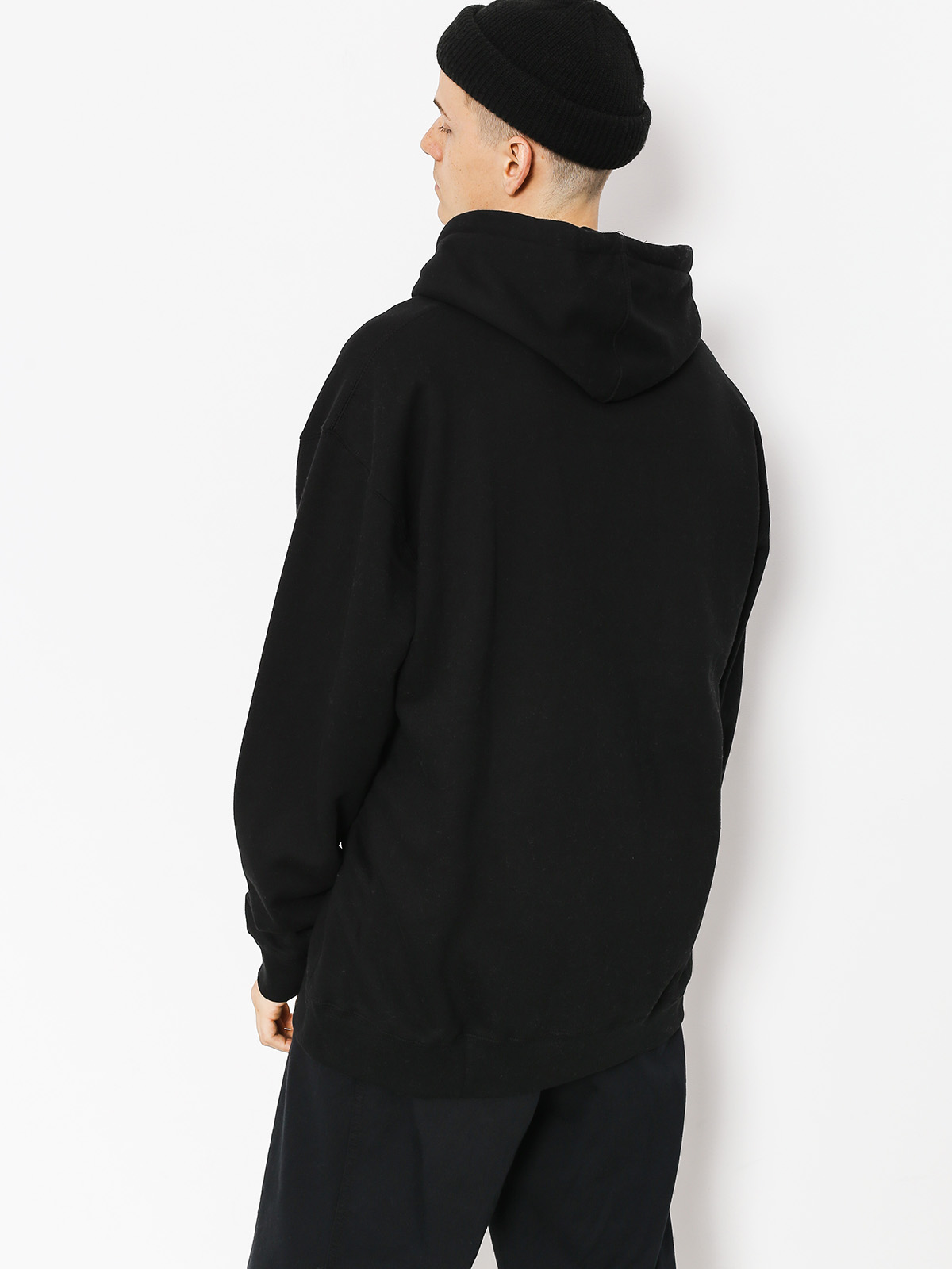 Bluza z kapturem Enjoi Panda Flocking HD (black)