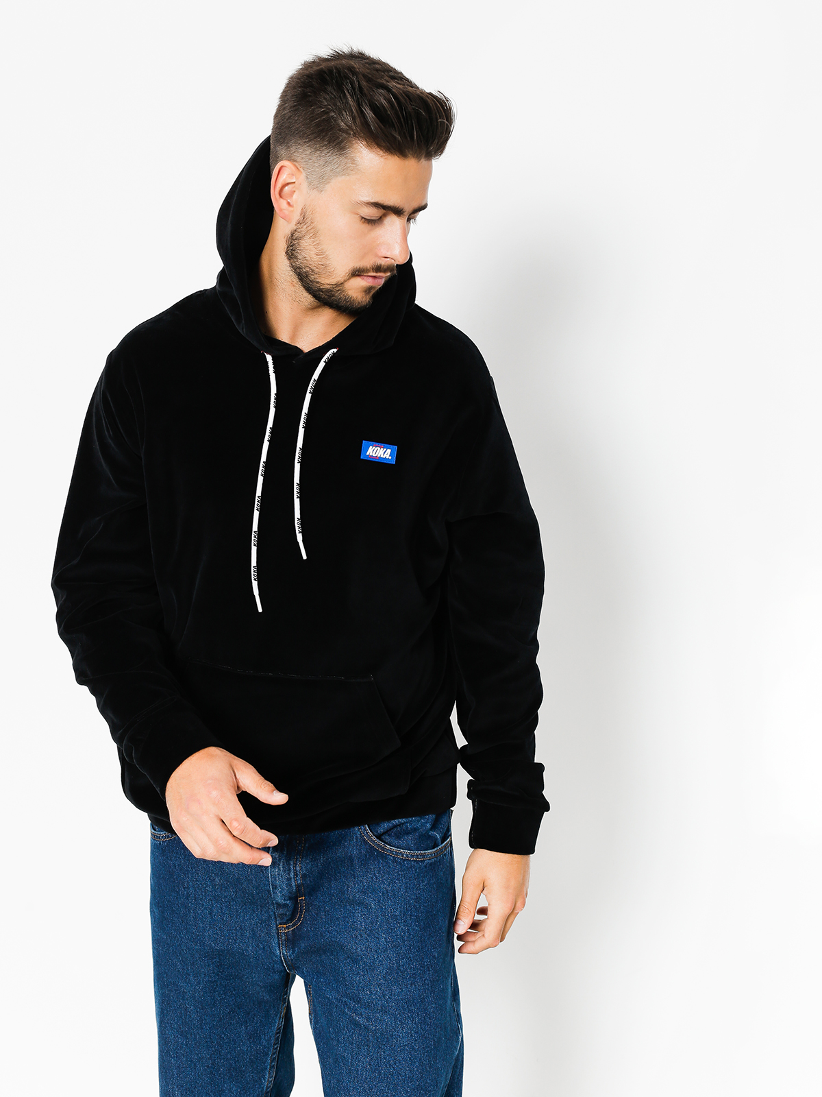 Bluza z kapturem Koka Velvet HD (black)