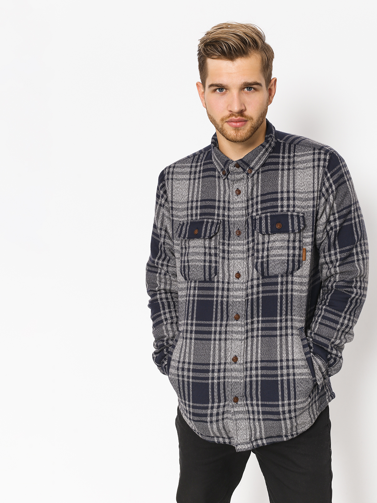 Koszula Quiksilver The Waffle Shirt (medblu)