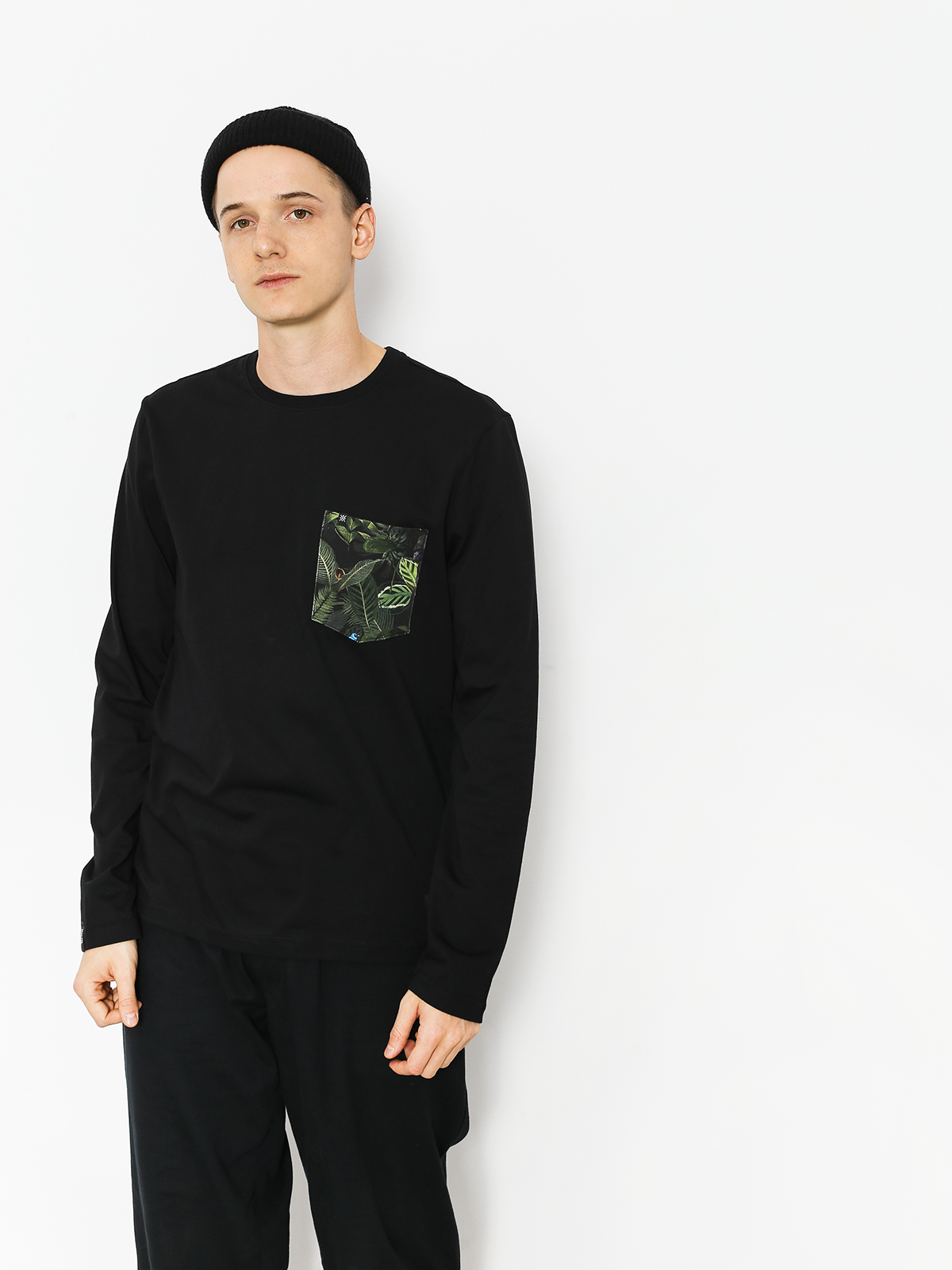 Longsleeve Malita Jungle Pocket (black)