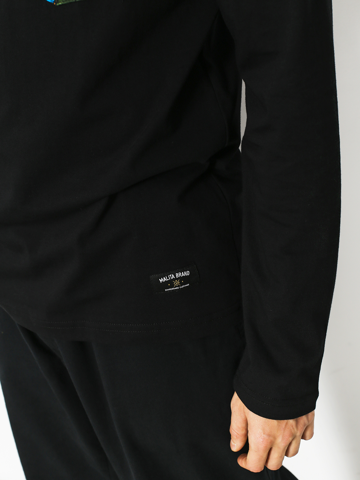 Longsleeve Malita Jungle Pocket (black)