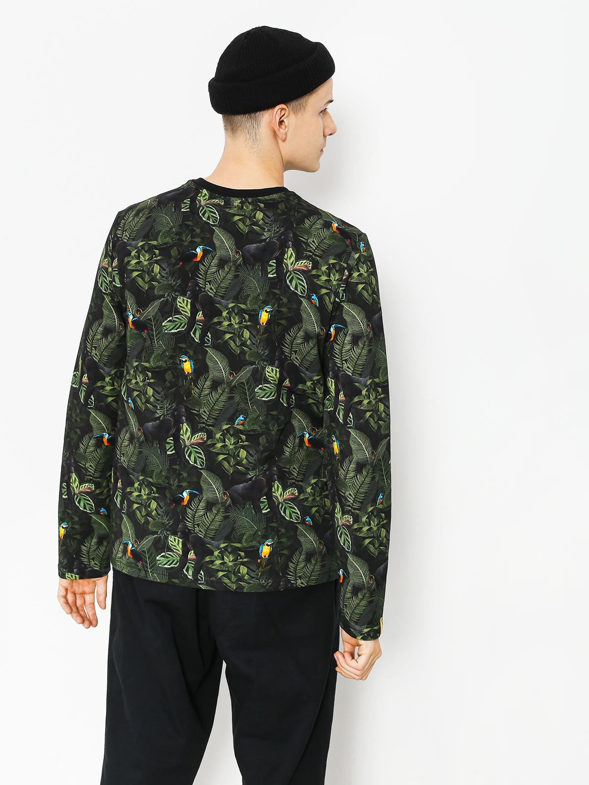 Longsleeve Malita Jungle (black/green)