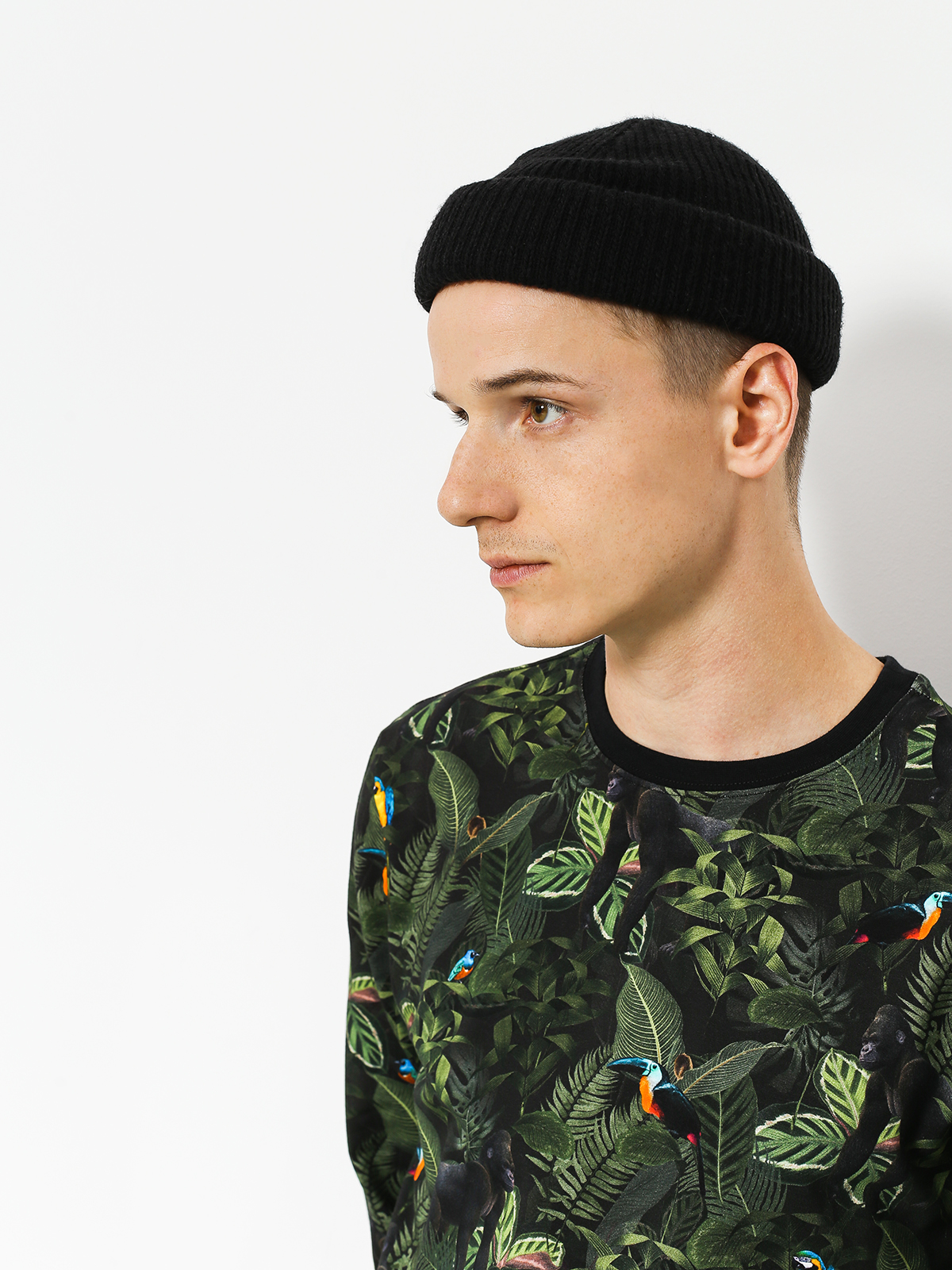 Longsleeve Malita Jungle (black/green)