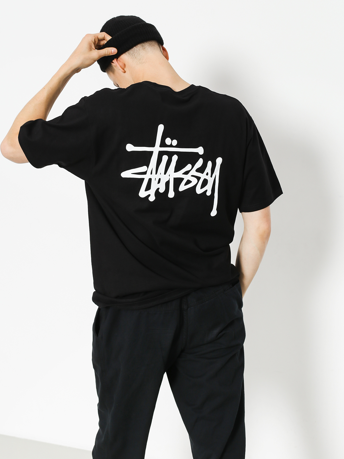 T-shirt Stussy Basic Stussy (black)