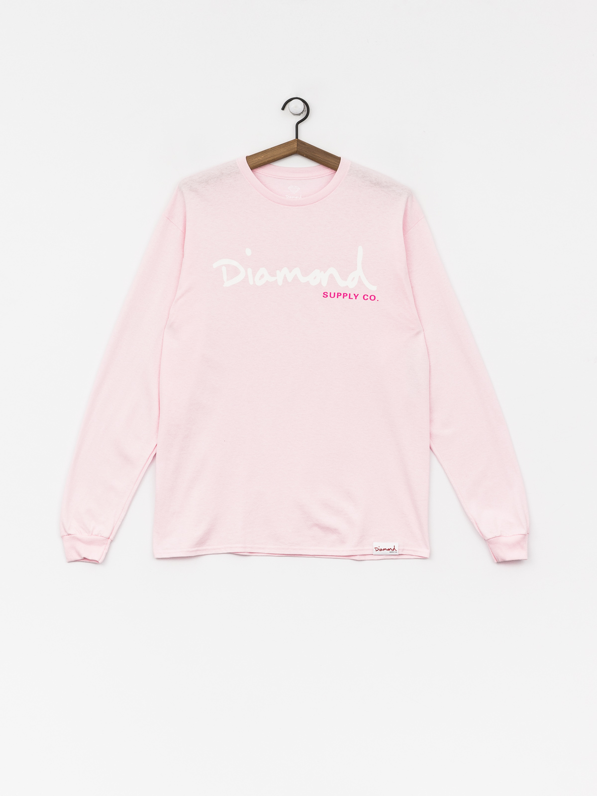 Longsleeve Diamond Supply Co. Og Script (pink)