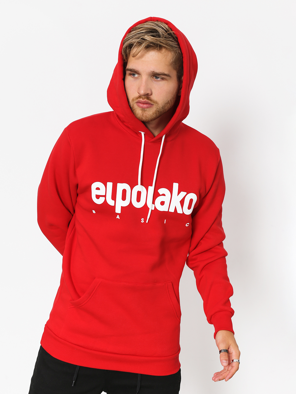 Bluza z kapturem El Polako Classic HD (red)