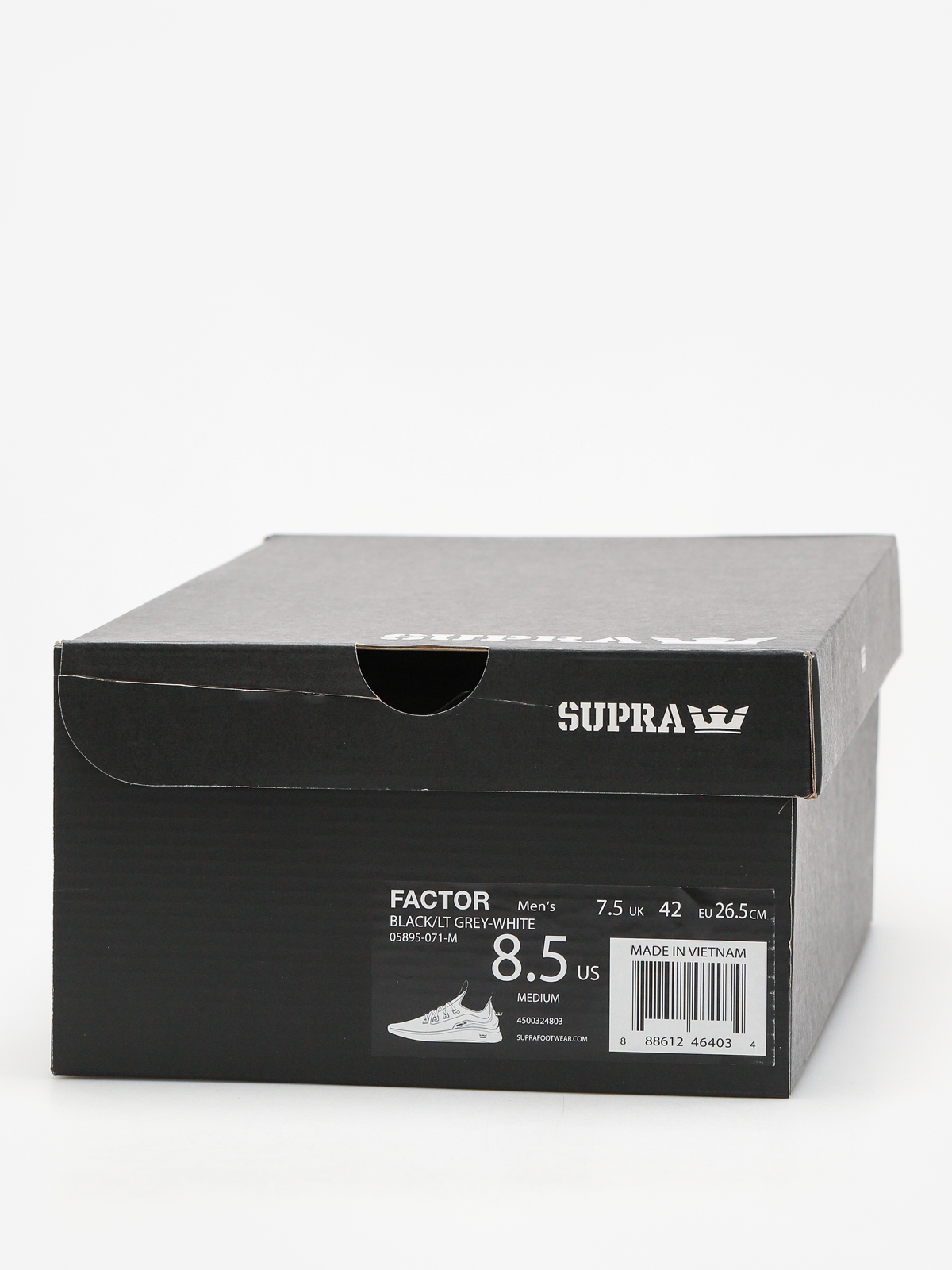 Buty Supra Factor (black/lt grey white)