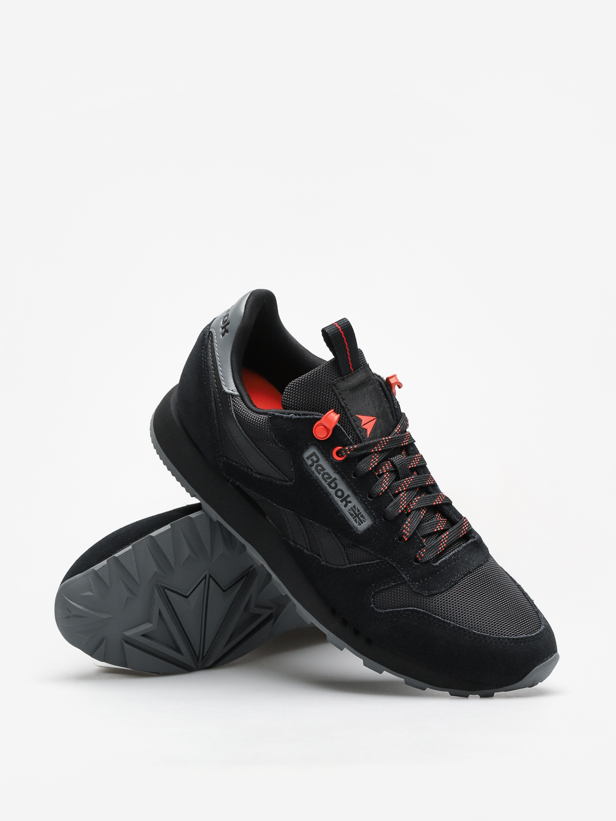 Buty Reebok Cl Leather Explore (black/alloy/carotene)