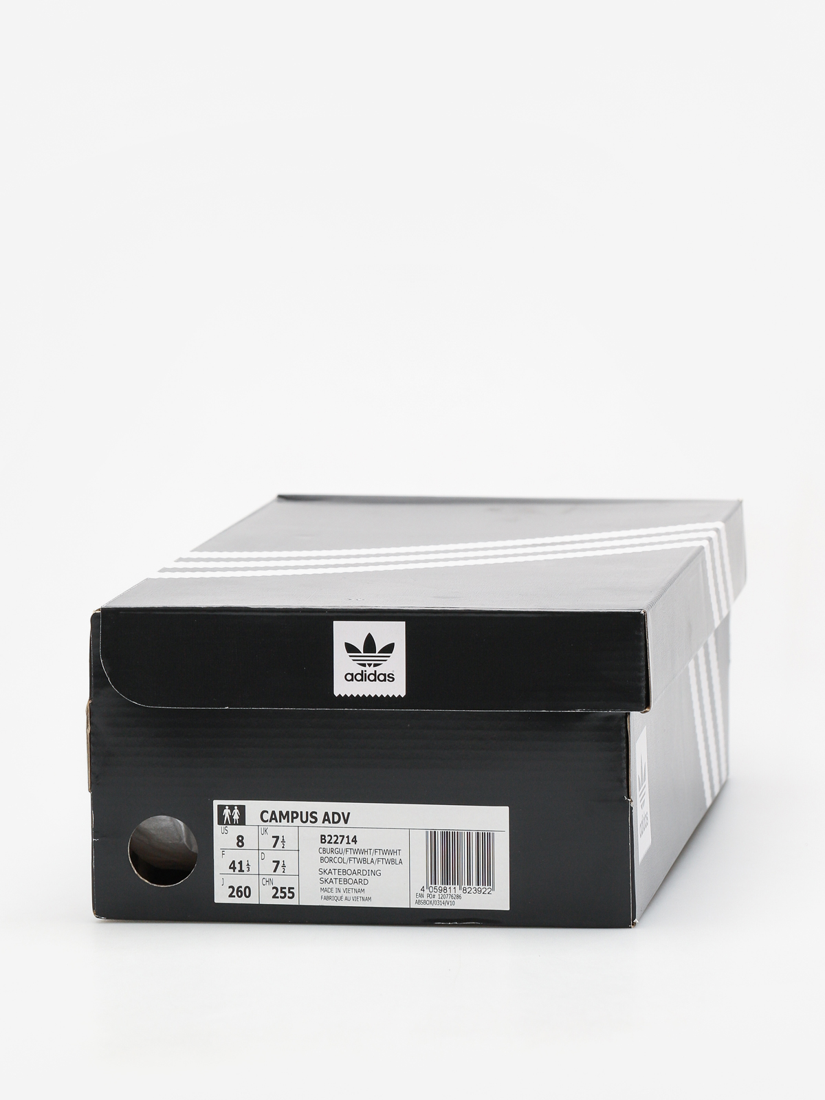Buty adidas Campus Adv (collegiate burgundy/ftwr white/ftwr white)