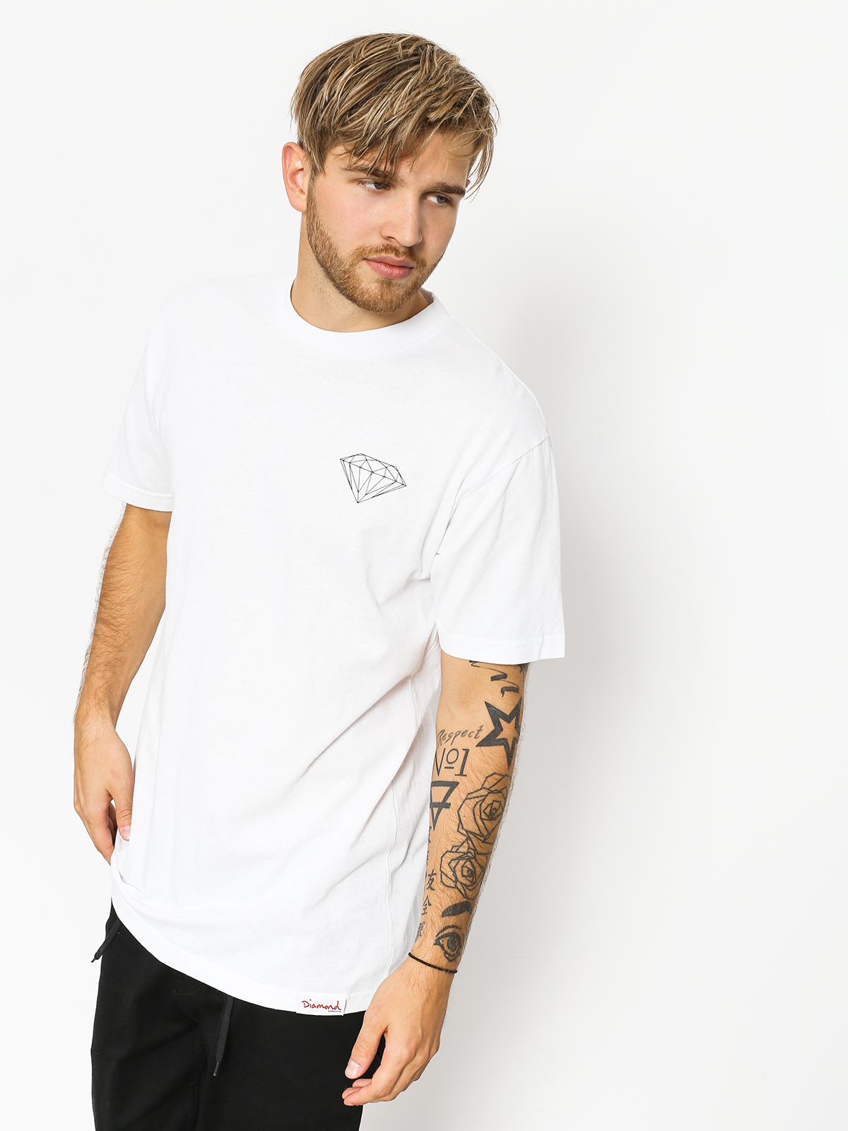 T-shirt Diamond Supply Co. Brilliant (white)