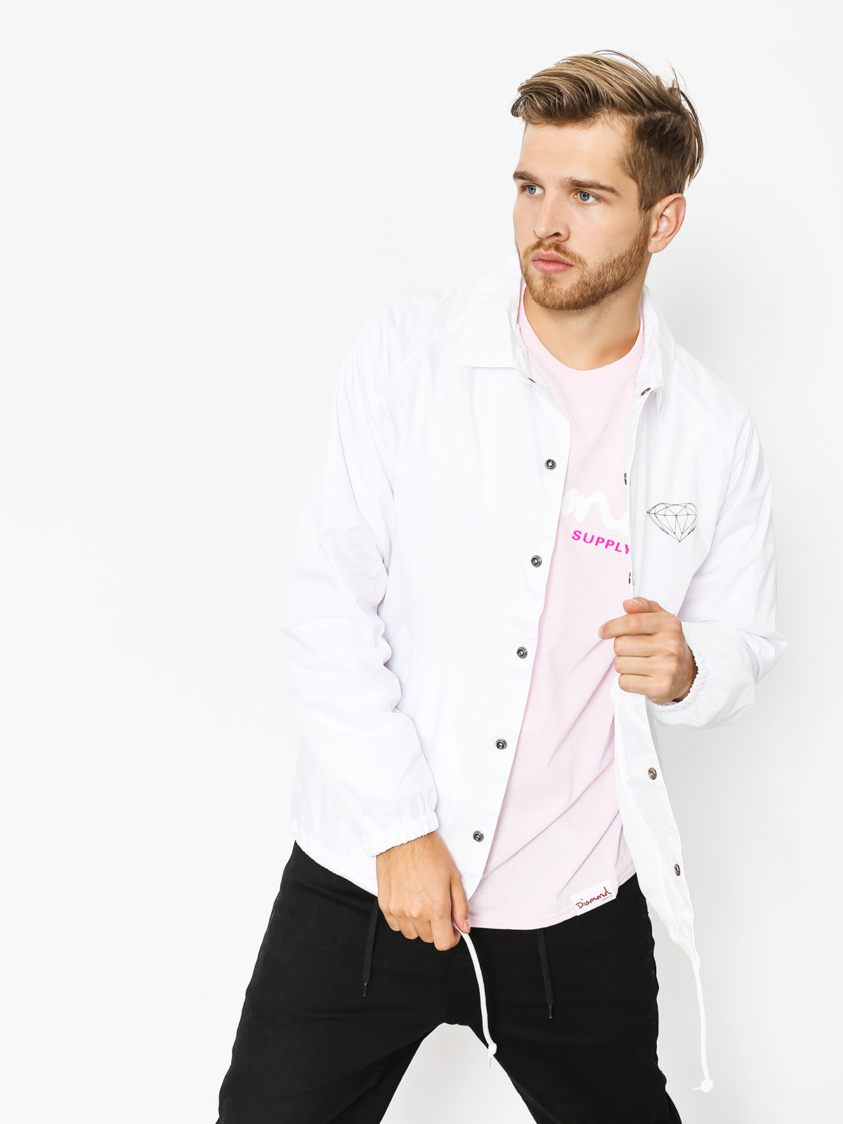 Kurtka Diamond Supply Co. Brilliant Coach (white)