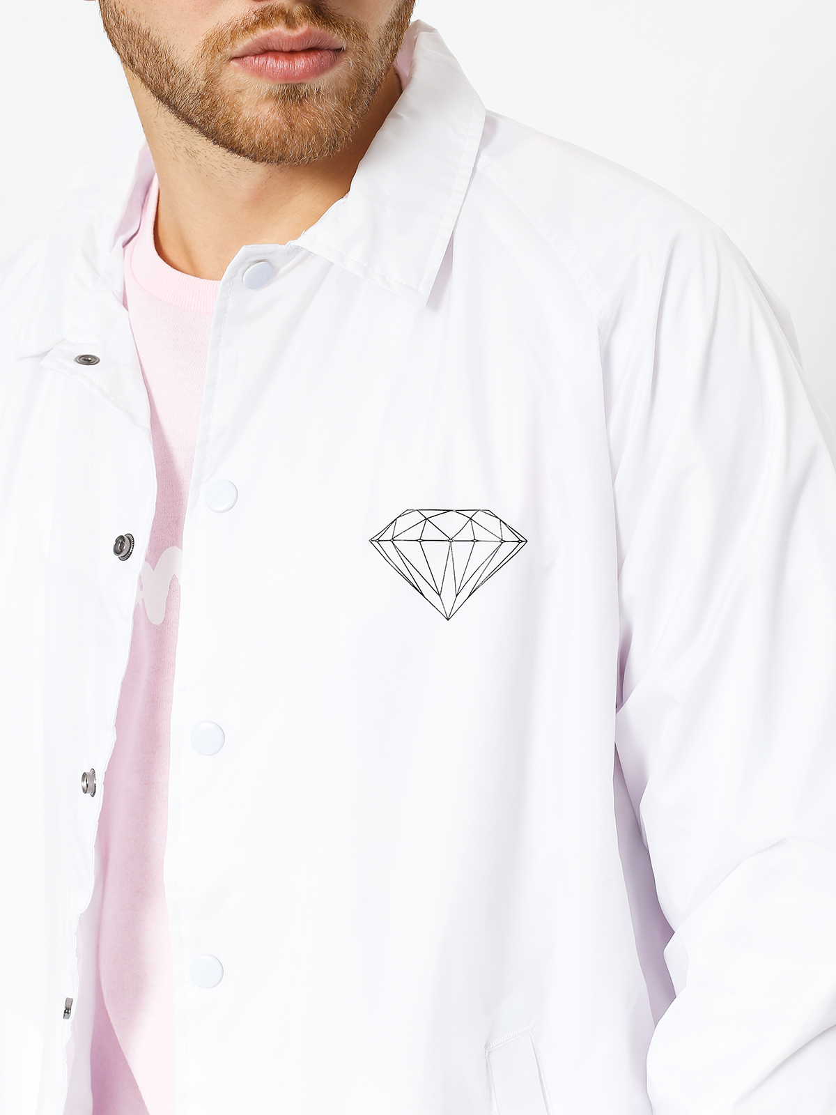 Kurtka Diamond Supply Co. Brilliant Coach (white)