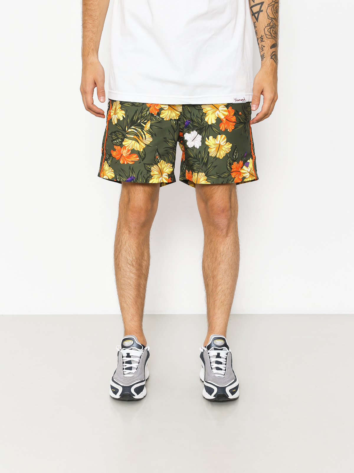 Boardshorty Diamond Supply Co. Aloha Floral (olive)