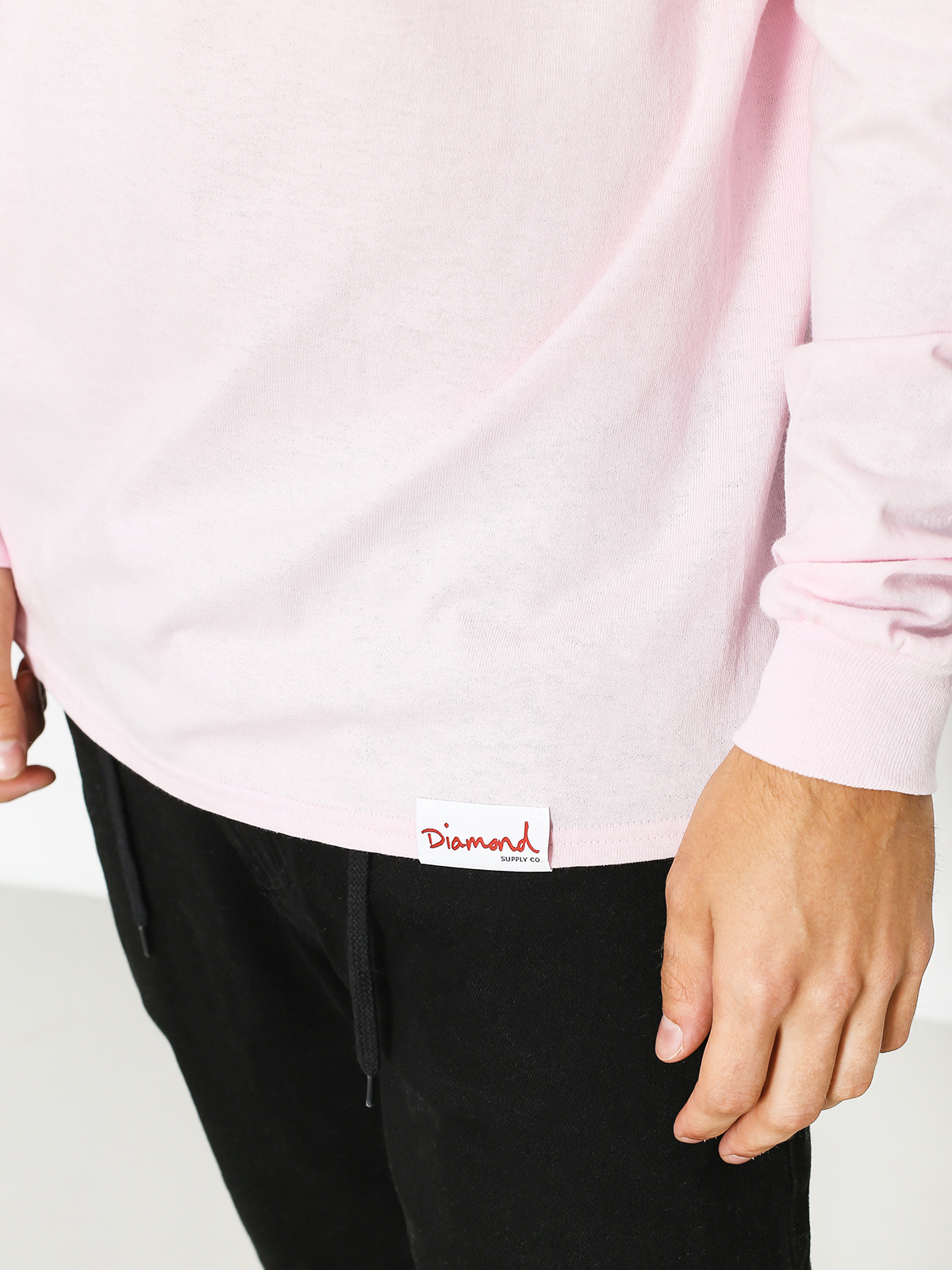 Longsleeve Diamond Supply Co. Og Script (pink)