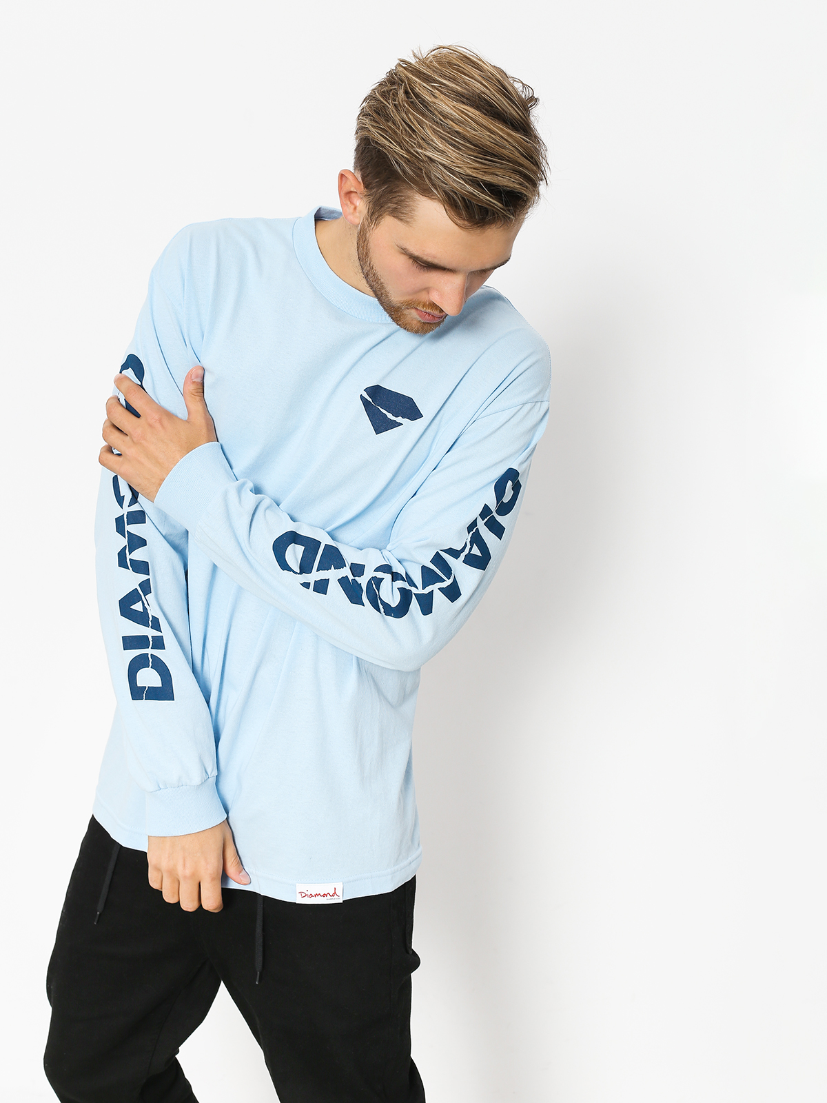 Longsleeve Diamond Supply Co. Psychotic (powder blue)