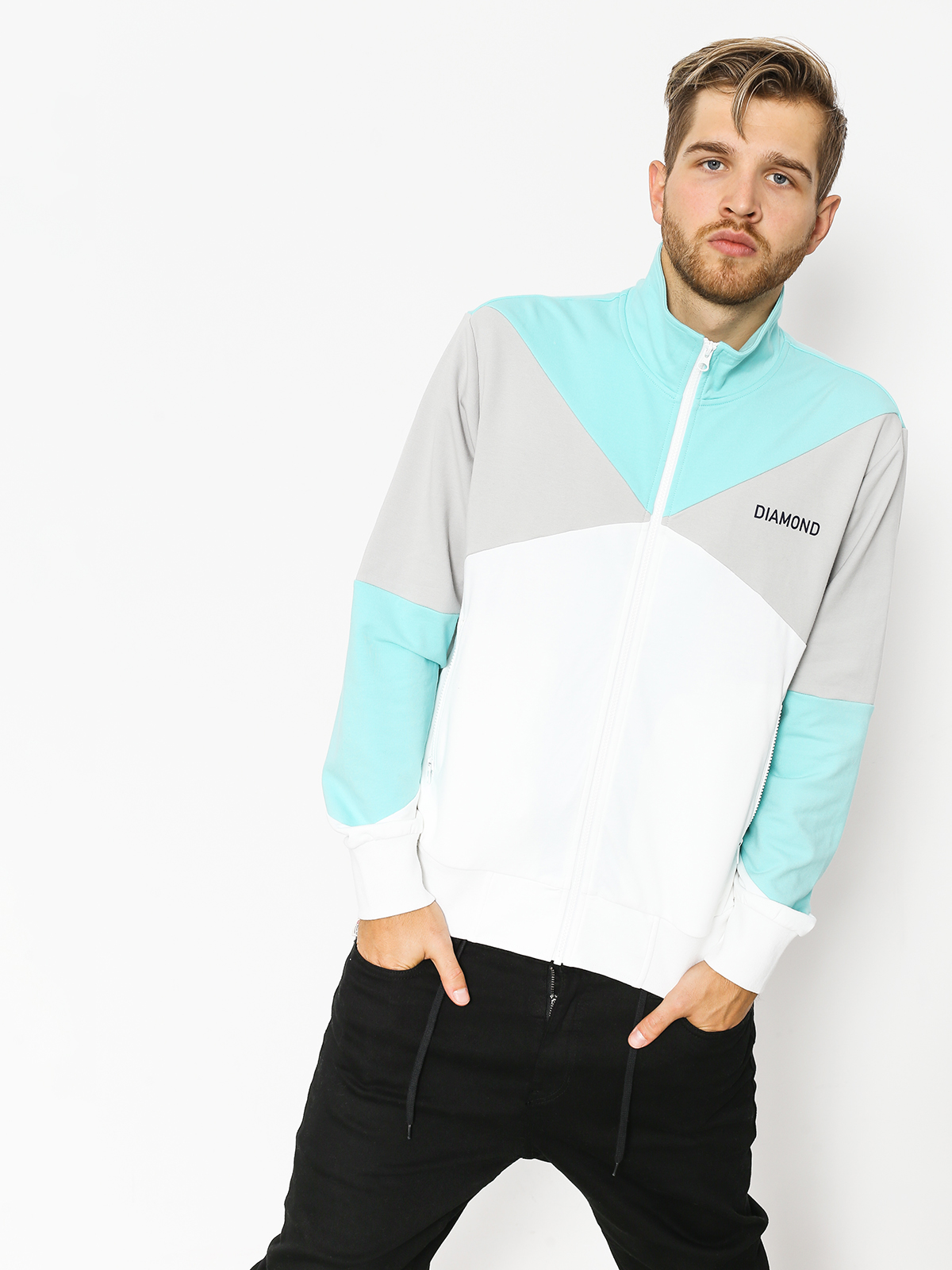 Bluza Diamond Supply Co. Cherry Park Warm Up (white)