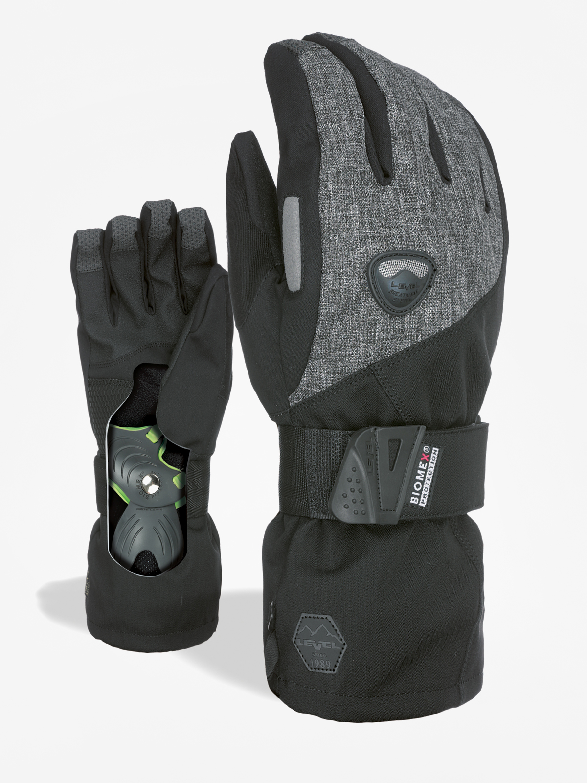 Rękawice Level Fly (ninja black)