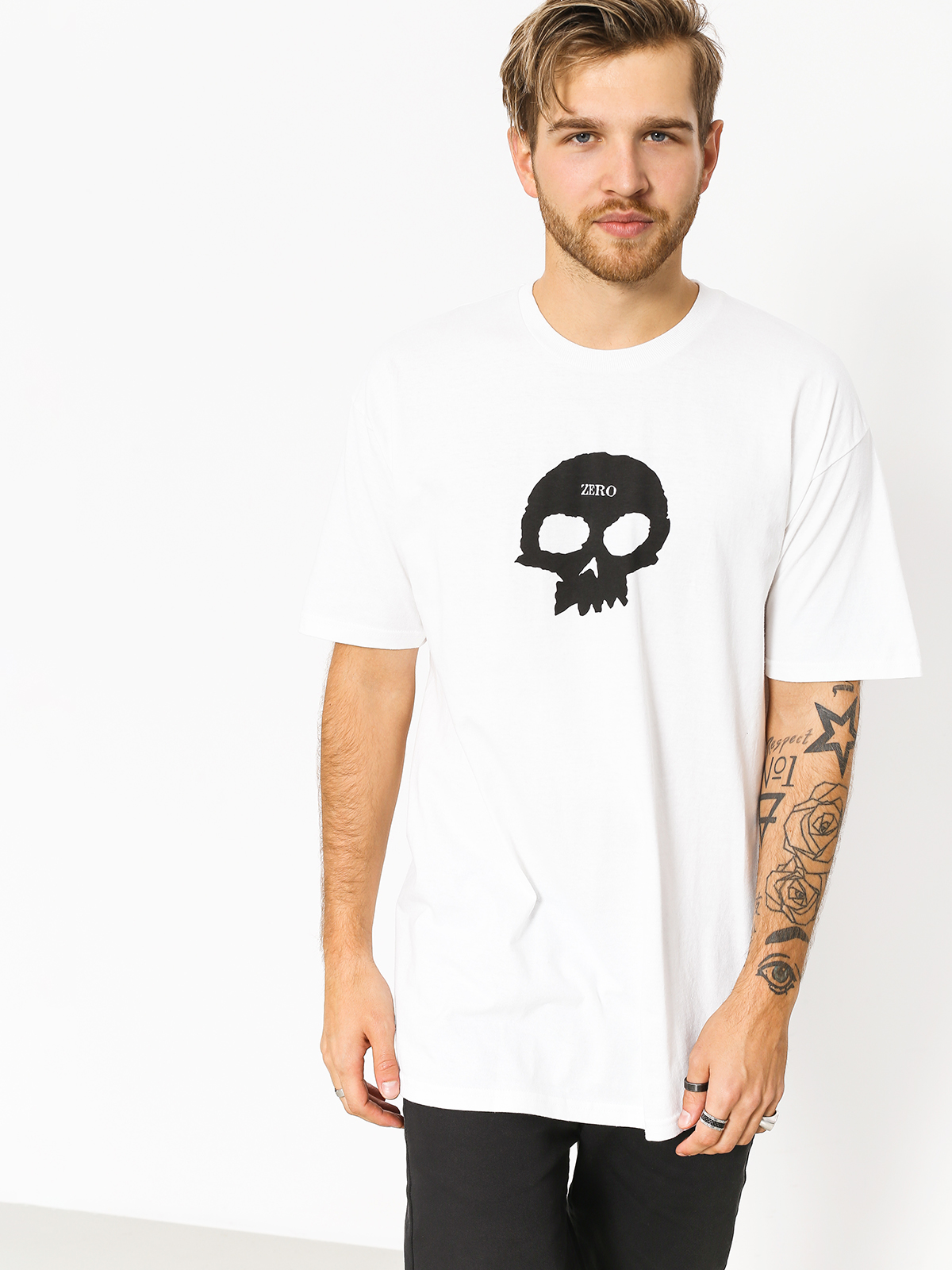 T-shirt Zero Single Skull (white)