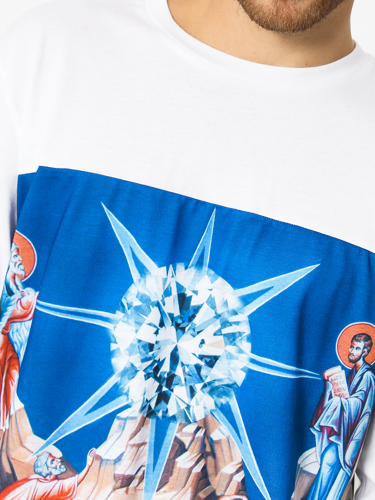 Longsleeve Diamond Supply Co. Savior Ls (white)