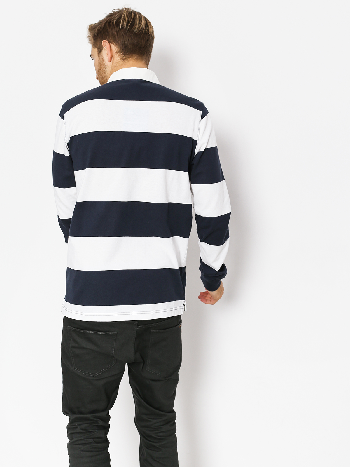 Longsleeve Champion Long Sleeve Polo T Shirt (nny/wht)