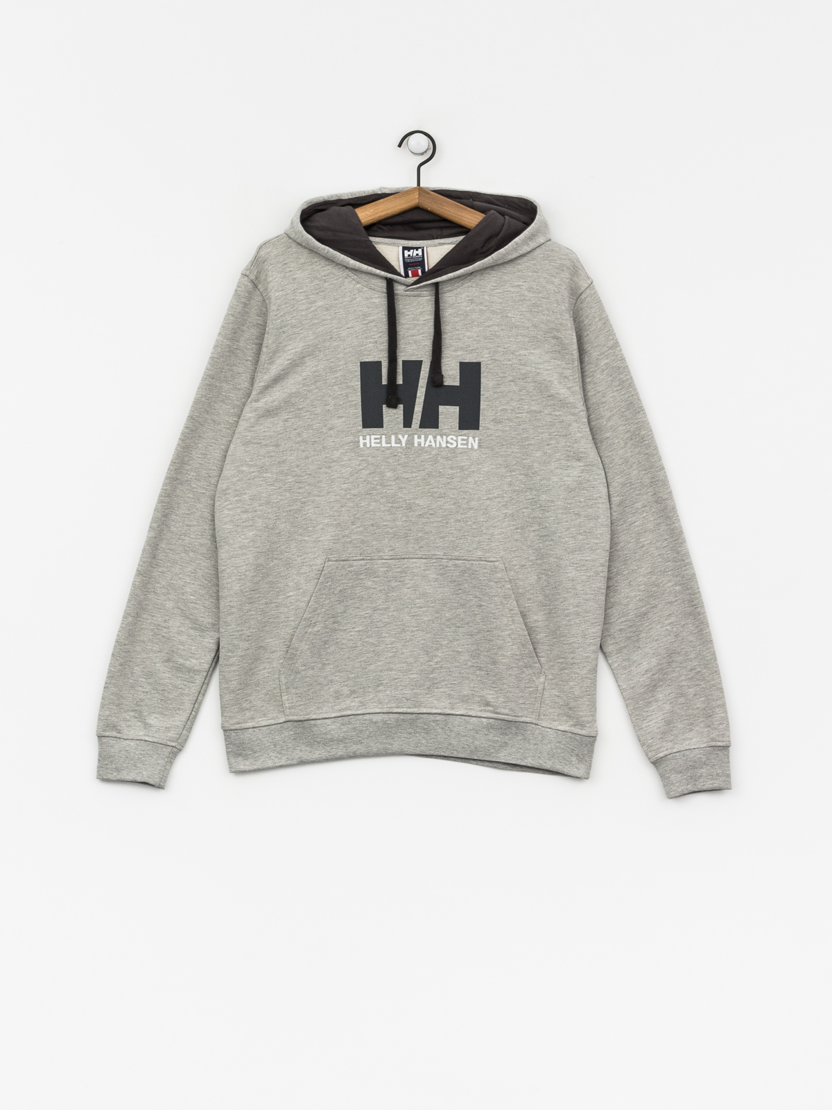 Bluza z kapturem Helly Hansen Logo HD (grey melange)