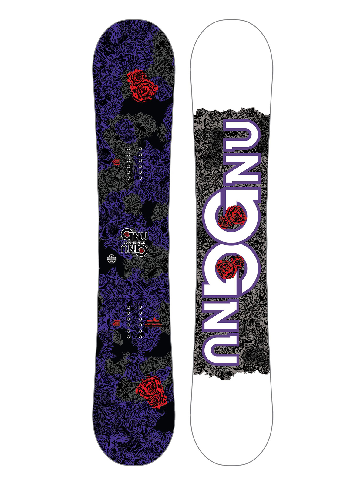 Damska Deska snowboardowa Gnu Asym B-Nice Btx (dark)
