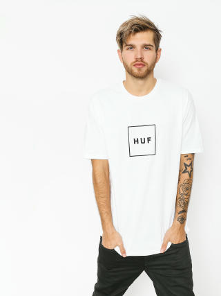 T-shirt HUF Essentials Box Logo (white)