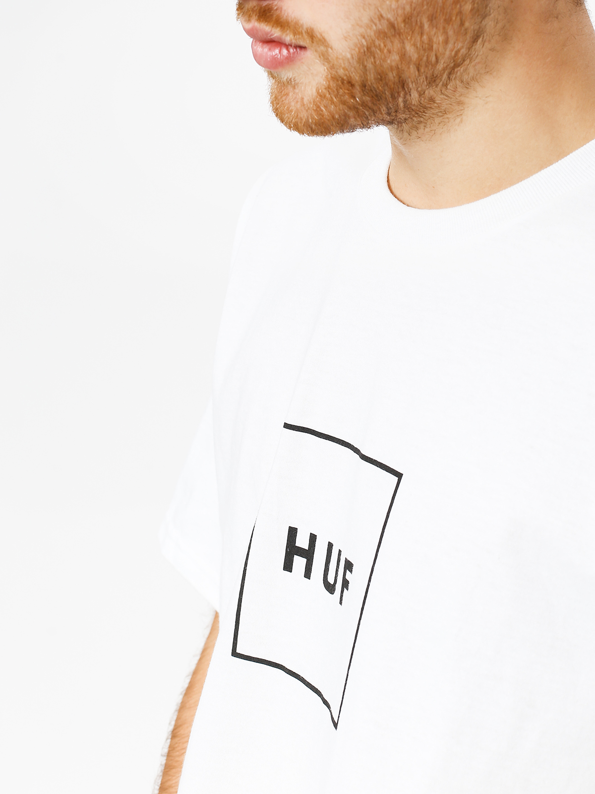 T-shirt HUF Essentials Box Logo (white)