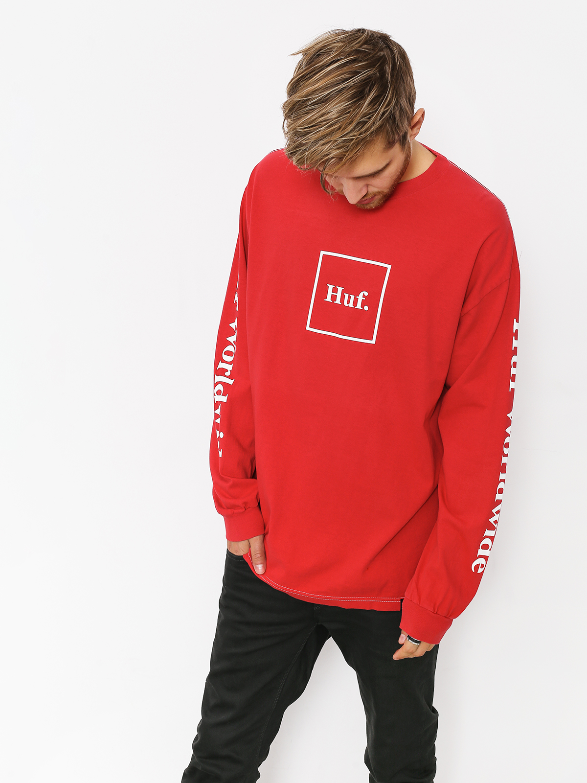 Longsleeve HUF Domestic (scarlet)