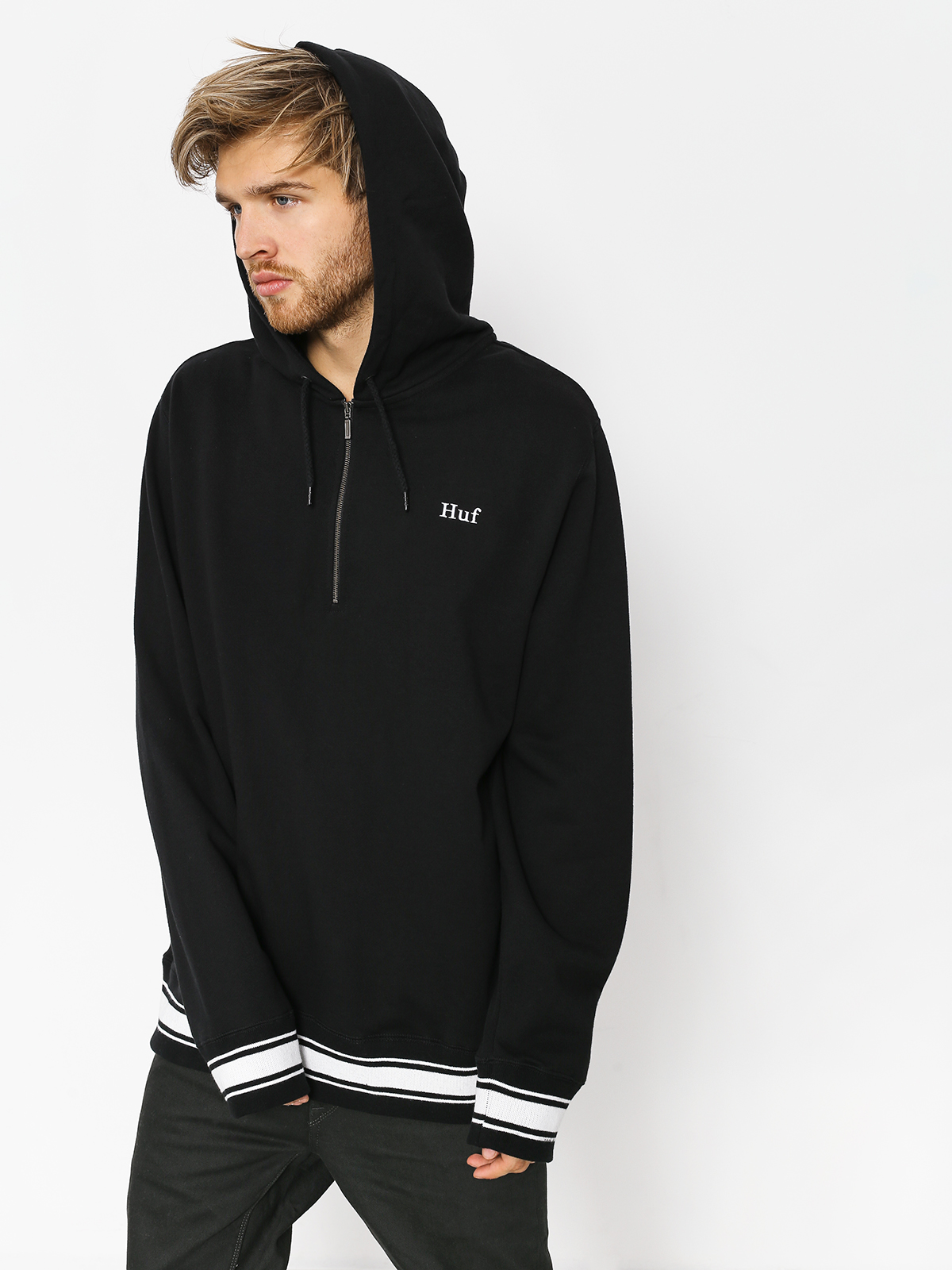Bluza z kapturem HUF Relay French Terry HD (black)