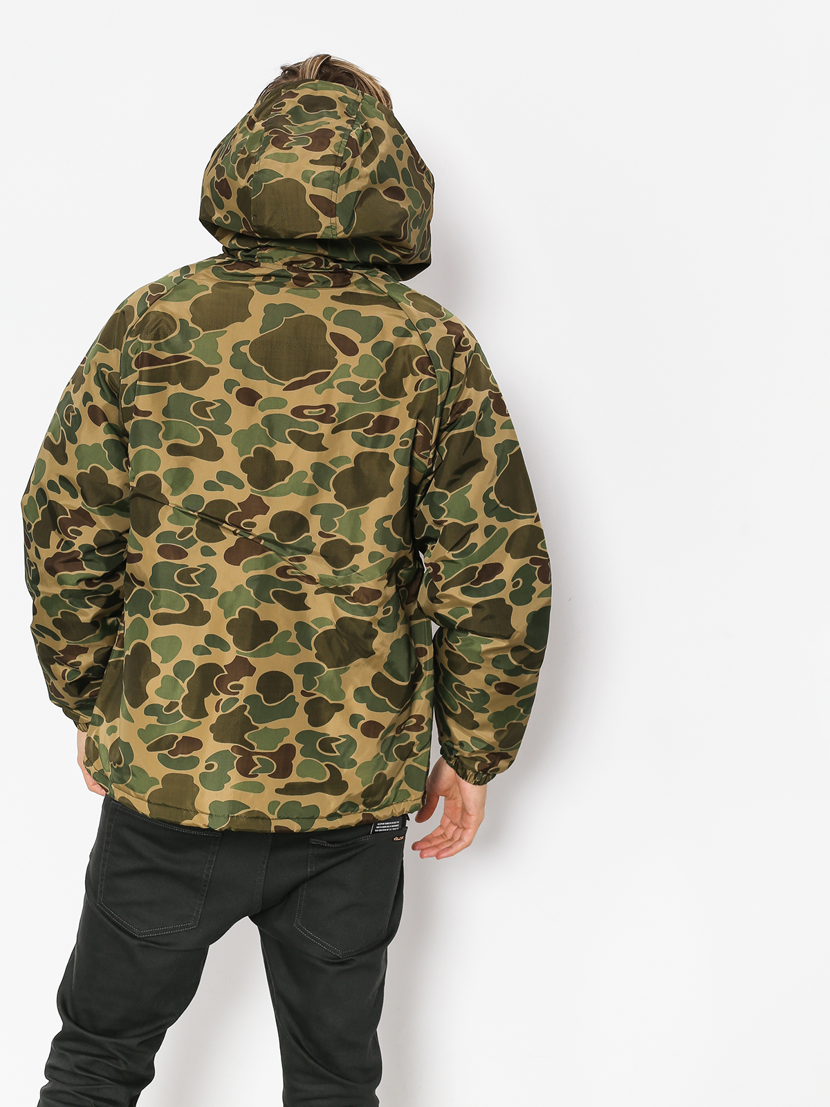 Kurtka Brixton Claxton Sherpa (olive camo)