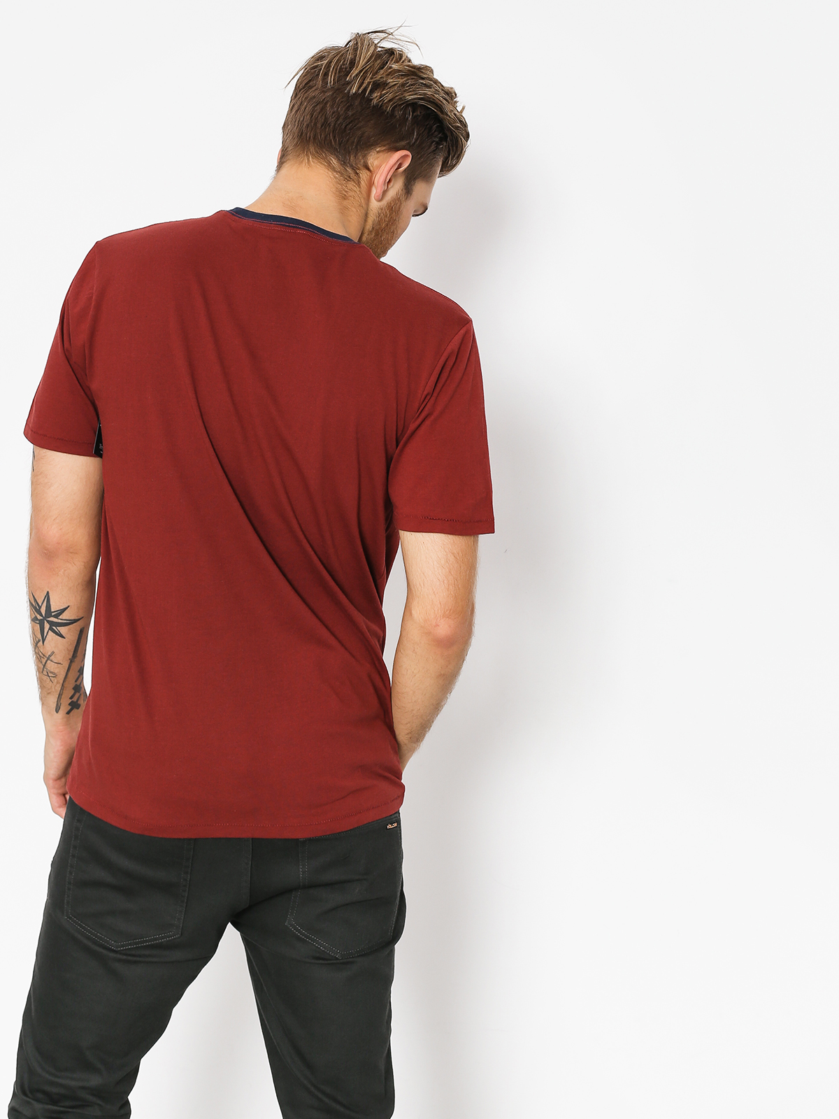 T-shirt Brixton B Shield Prt (brick)