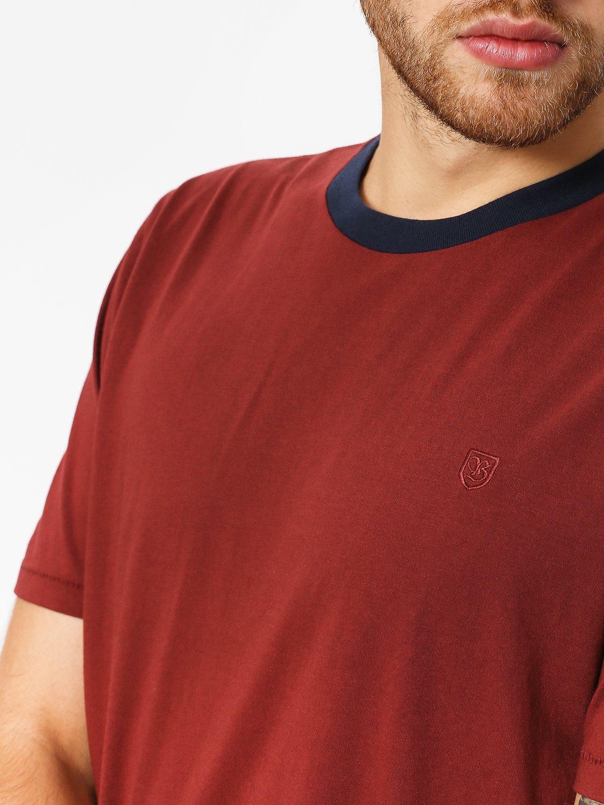 T-shirt Brixton B Shield Prt (brick)