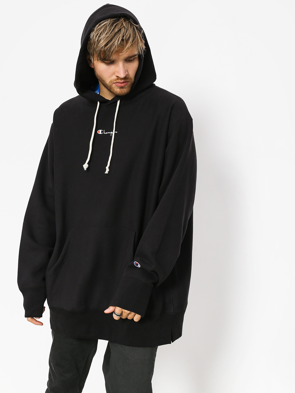 Bluza z kapturem Champion Hooded Oversize Sweatshirt HD (nbk)