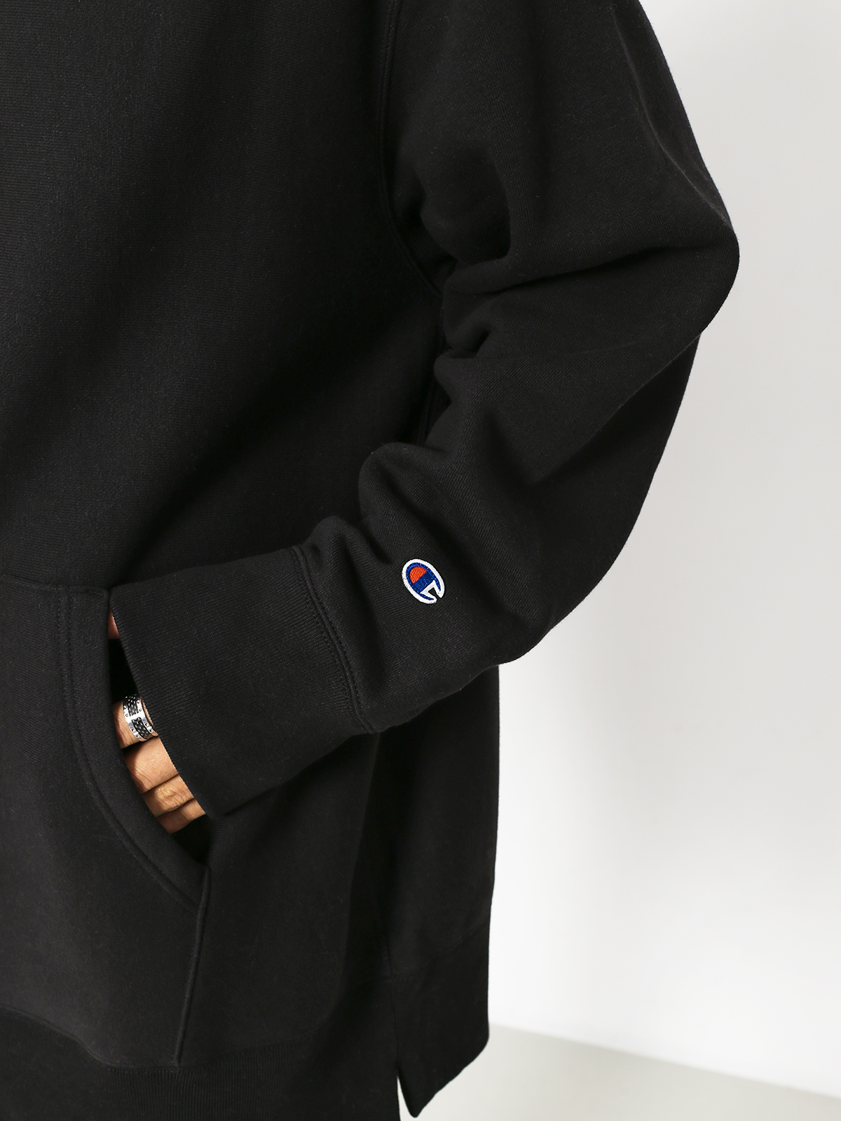 Bluza z kapturem Champion Hooded Oversize Sweatshirt HD (nbk)