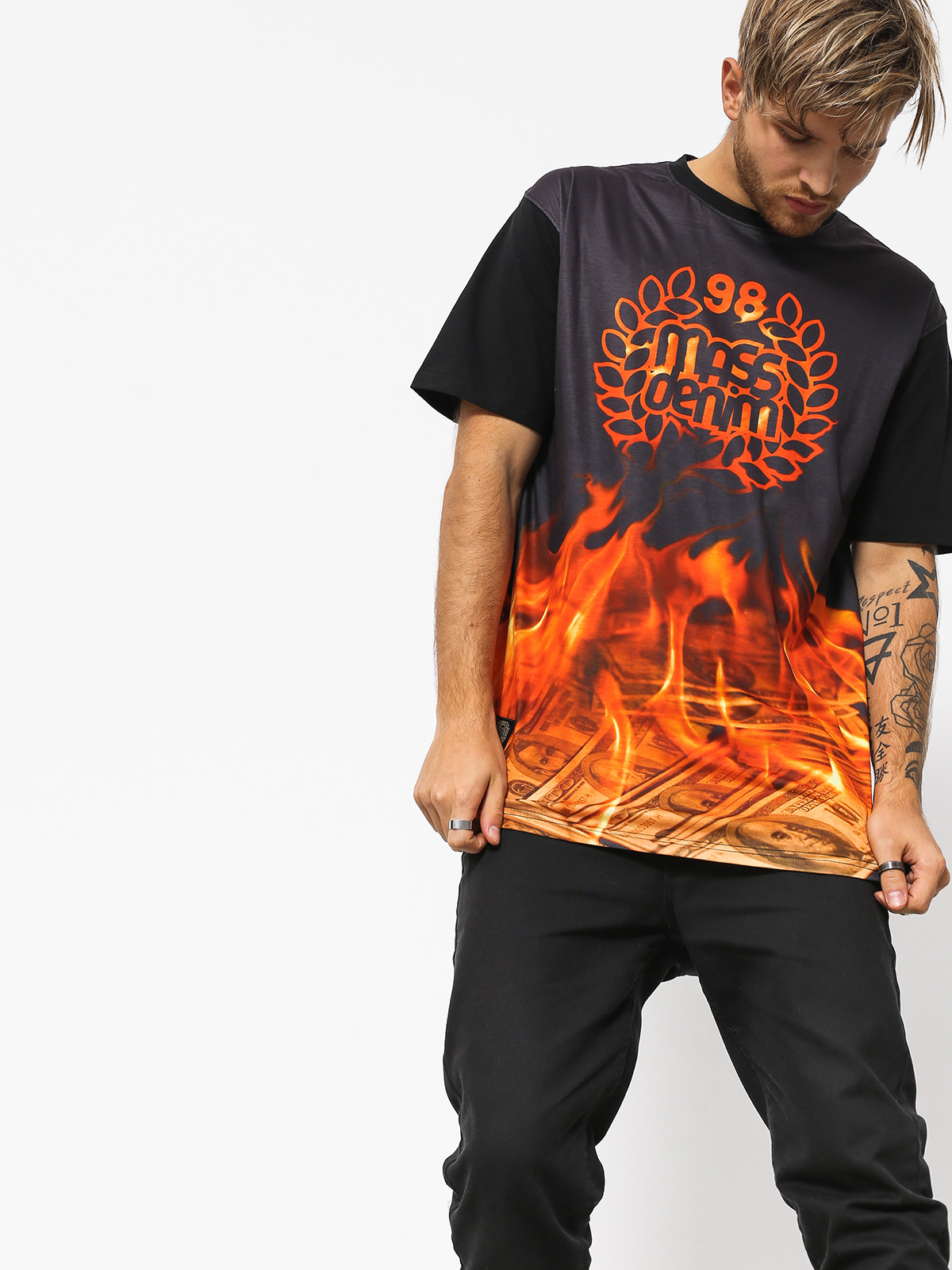 T-shirt MassDnm Burn Babylon (black)