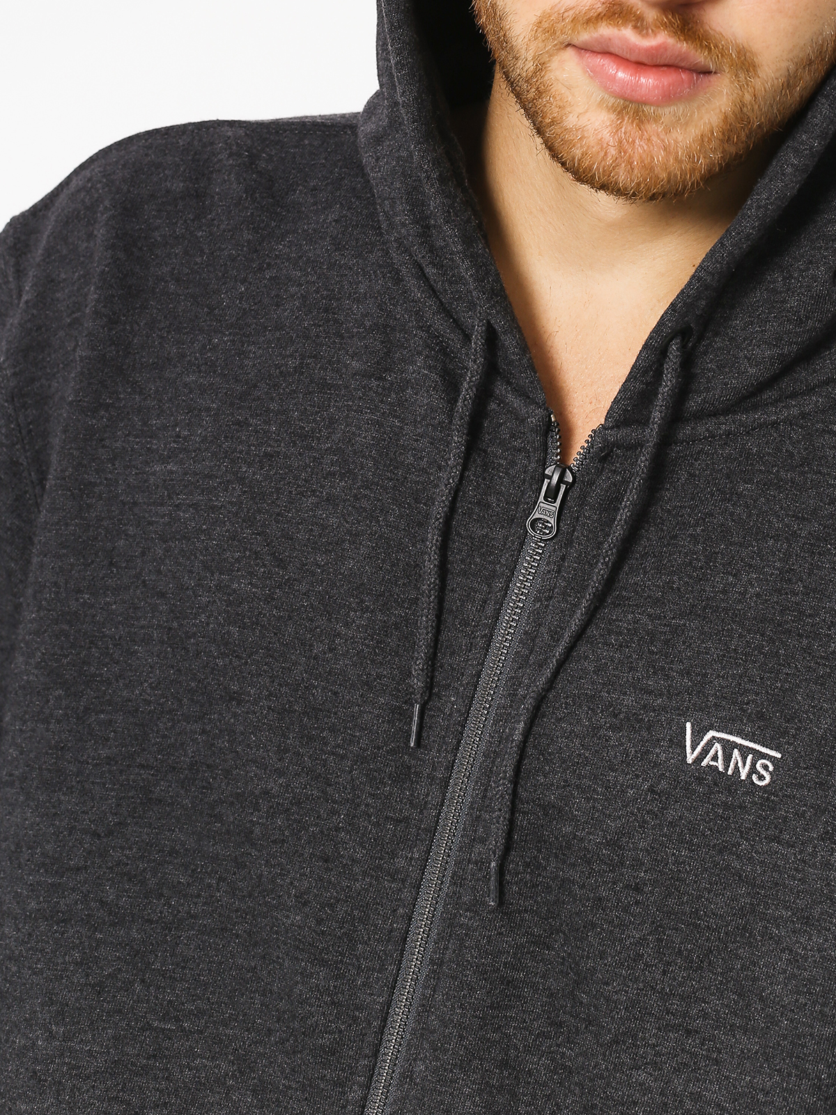 Bluza z kapturem Vans Basic ZHD (black heather)