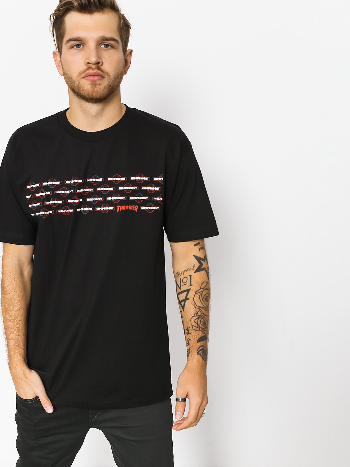 T-shirt Independent x Thrasher Pentagram Cross (black)