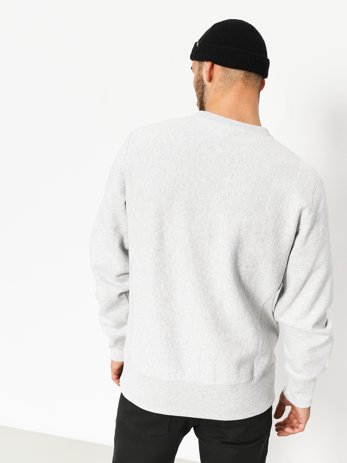 LE 17 SEPTEMBRE　DRAWCORD COLLAR JUMPER Przeglądaj Szaro-czarny - Crew Clothing Company Quarter Zip