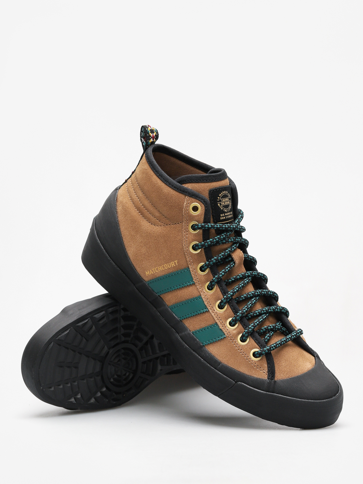 Buty adidas Matchcourt High Rx3 (rawdes/nobgrn/cblack)