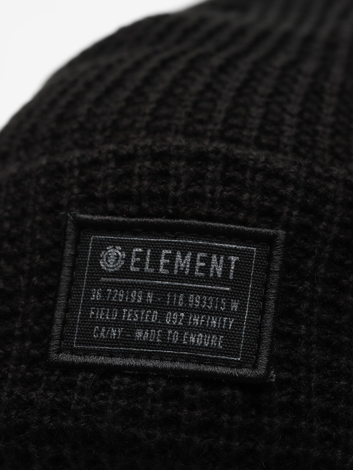 Czapka zimowa Element Cadet II Beanie (flint black)