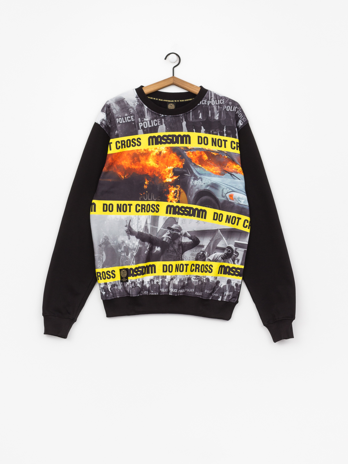 Bluza MassDnm Do Not Cross (black)