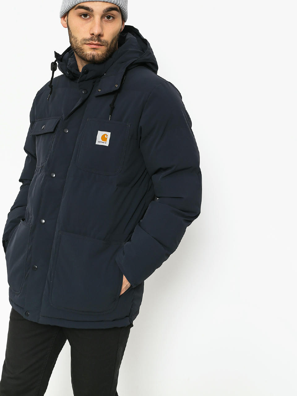 Kurtka Carhartt WIP Alpine Coat (dark navy/hamilton brown)